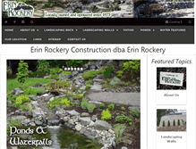 Tablet Screenshot of erinrockery.com